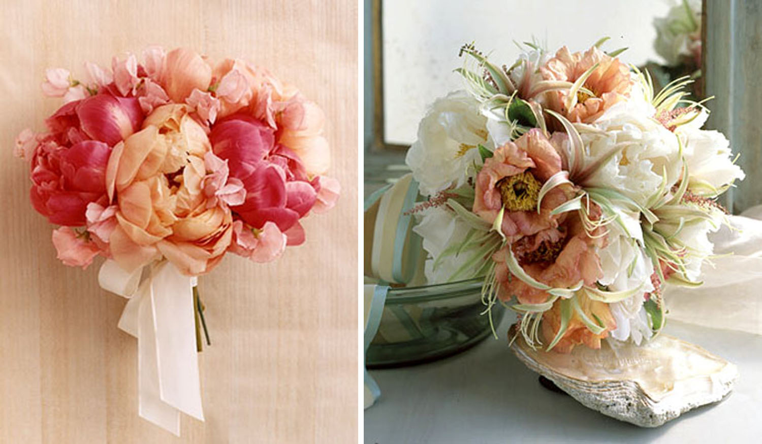 Peonies Centerpieces